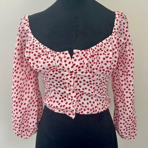 Princess Polly Milkmaid Top — NWOT